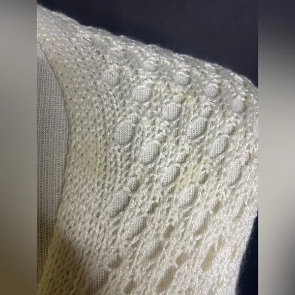 LuLaRoe one size Cream button up shawl- - Picture 2 of 5